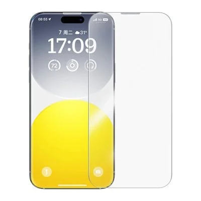 Baseus Diamond Series Full Coverage Glass Screen Protector For Iphone 15 - Clear